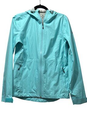 Spyder Womens Lightweight Aqua Hooded Shell Jacket For Outdoor Adventures USA S